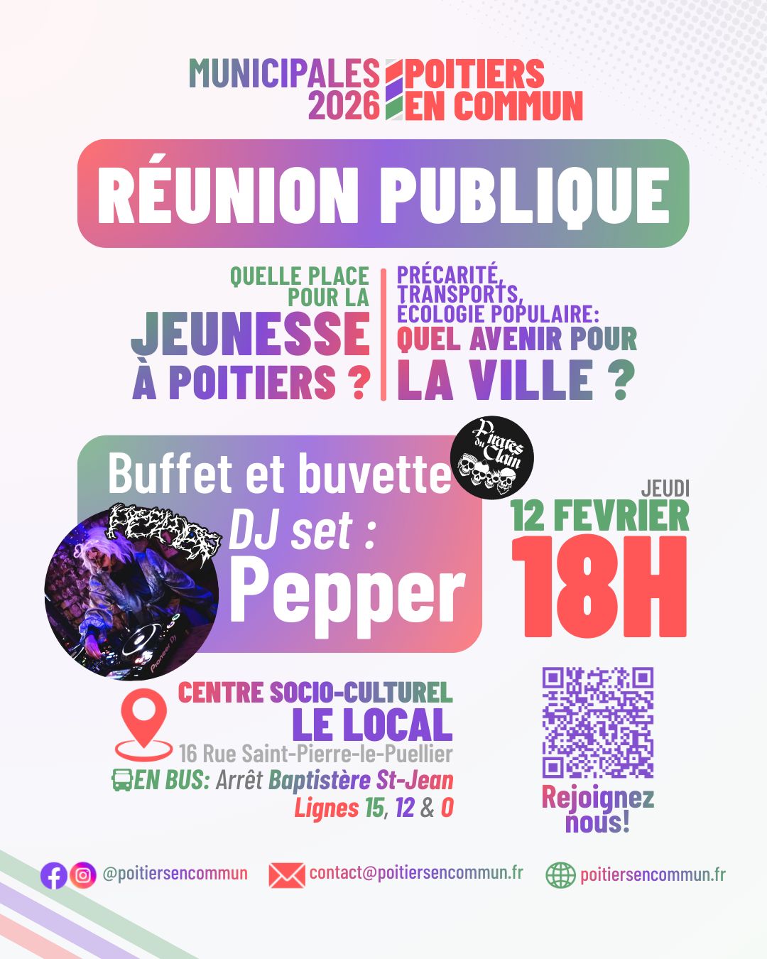 Quelle place pour la jeunesse à Poitiers ?