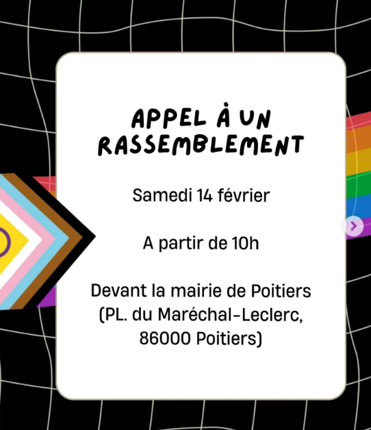 Stop aux agressions homophobes ! Toutes et tous dans la rue le 14 février !