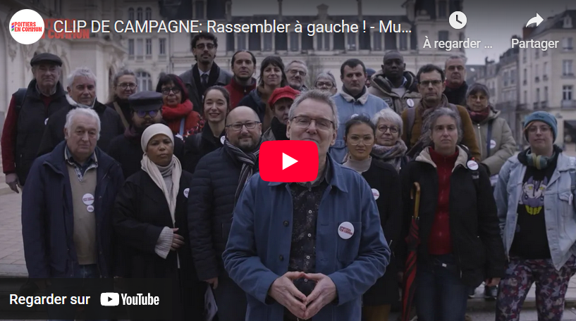 Découvrez notre clip de campagne : Rassembler à gauche !